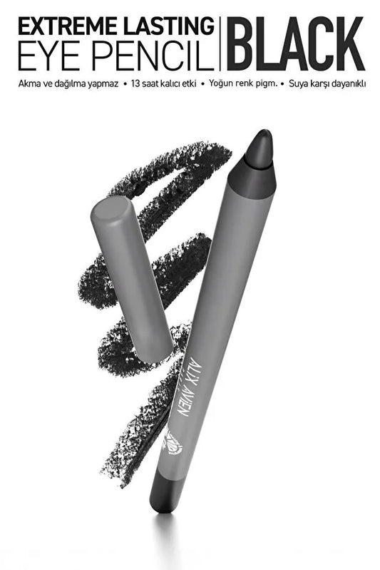 Alix Avien - Paris Extreme Lasting Eye Pencil Black | Waterproof Oogpotlood Zwart 13 Uur