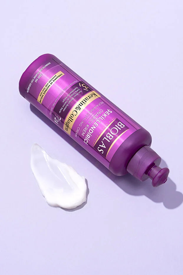 Bioblas Keratin & Collagen Herstellende Stylingcrème – 250 ml