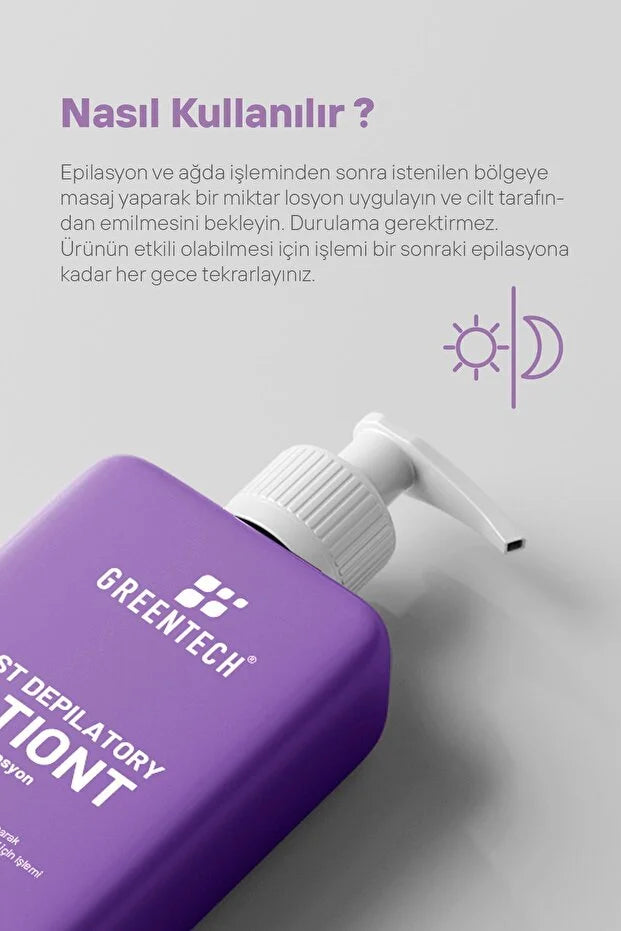 GREENTECH Post Depilatory Lotion 100 ml – Ontharingslotion