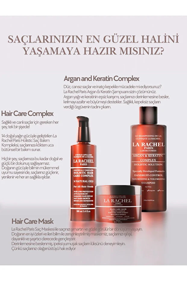 La Rachel Paris Holistic Hair Care Complex 100 ml – Haarolie met 14 Natuurlijke Oliën