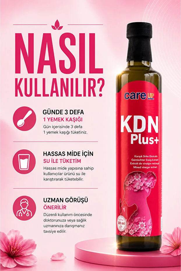 Care Up KDN Plus+ Gemengd Azijnextract met Kruiden – 100% Natuurlijk – 500 ml