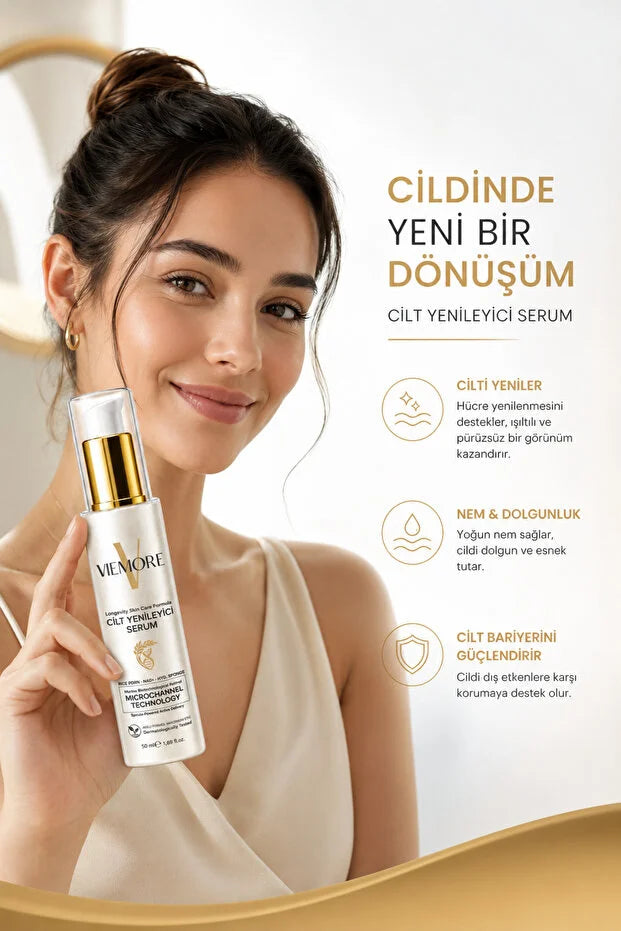 Viemore Longevity Skin Care Formula – Huidvernieuwend Serum – Rice PDRN, NAD+ & Marine Retinol – 50 ml