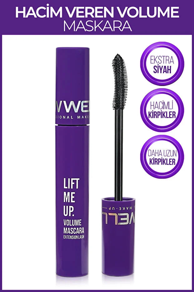 New Well Lift Me Up Volume Mascara – 8ml | Intens Volume & Perfecte Scheiding