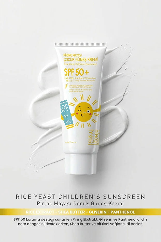 Jeonju Rice Yeast Kinder Zonnecrème SPF 50+ 50 ml
