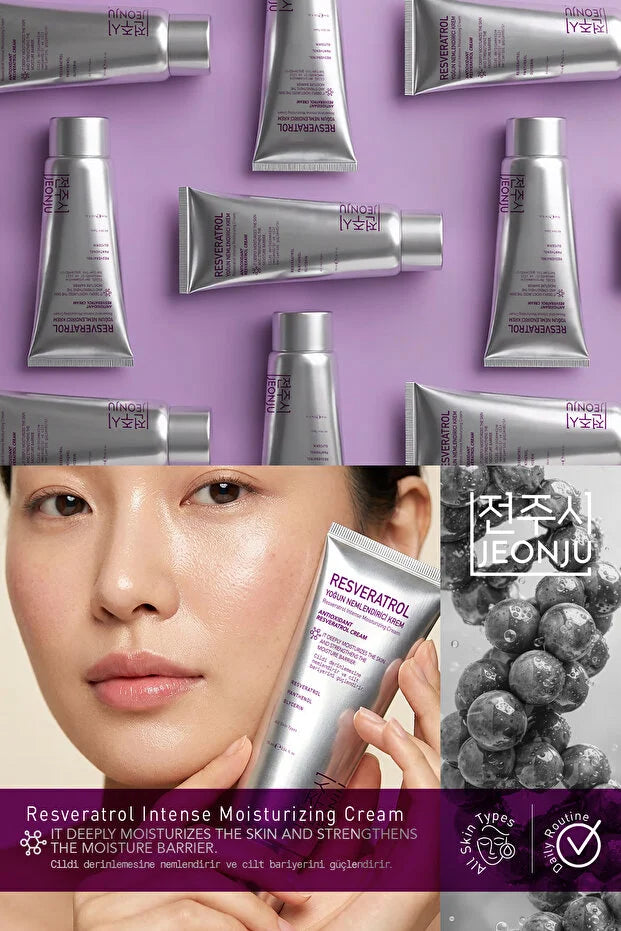 Jeonju Resveratrol Intensief Hydraterende Crème – 75 ml