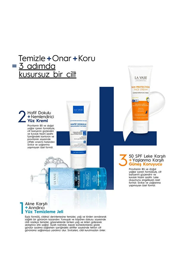La Vase Moisturizing Face Cream - Hydraterende Gezichtscrème - Lichte Textuur - Provitamine B5 - Aloe Vera - 50 ml
