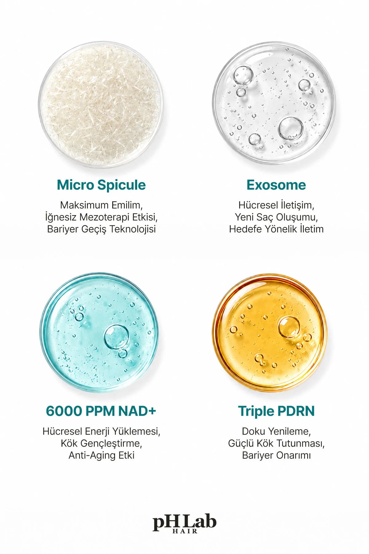 pH Lab Hair 88/4 Micro Spicule Scalp Shot – Exosome, NAD+ 6000 PPM & Triple PDRN Hoofdhuidverzorging