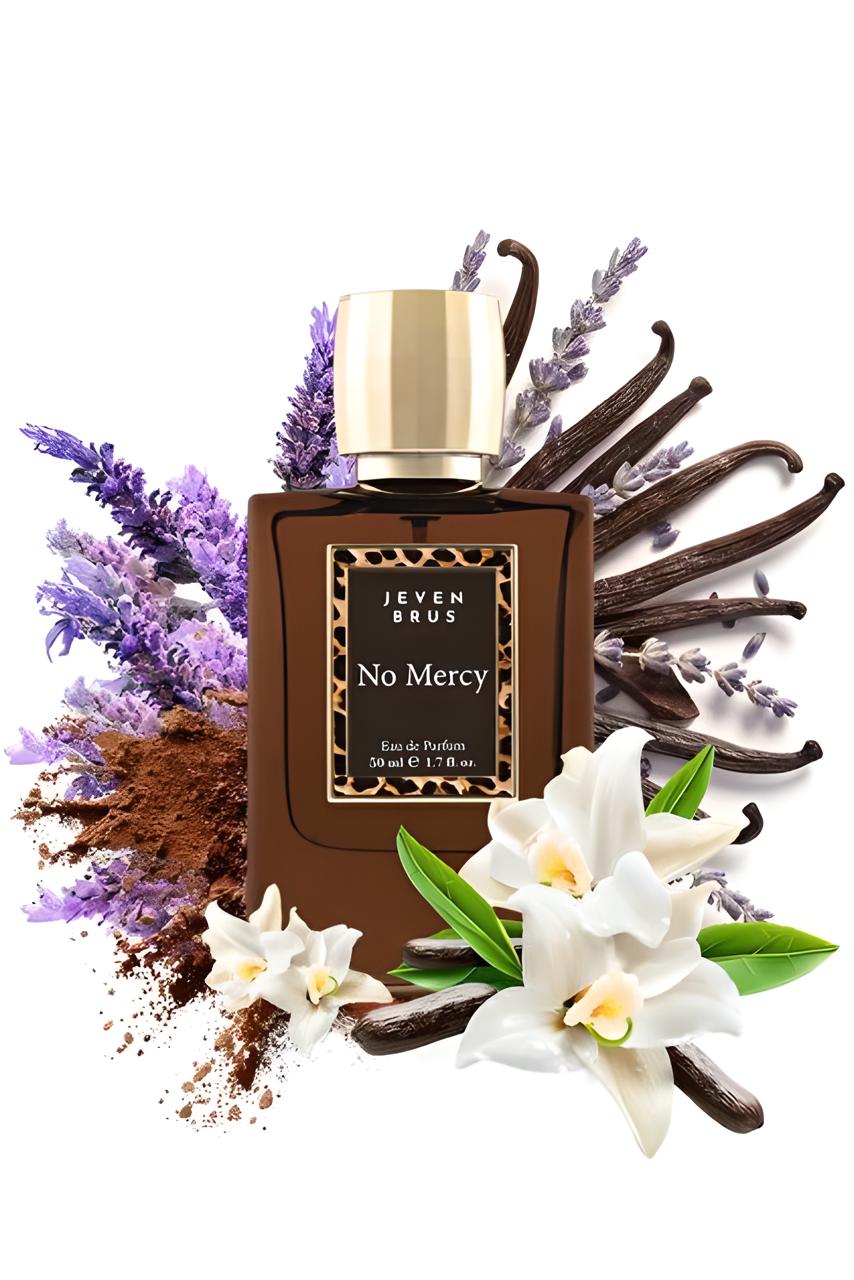 Jeven Brus No Mercy Eau de Parfum – Warm Gourmand Damesparfum – Vanille & Cacao – Sensueel & Langdurig – 50 ml