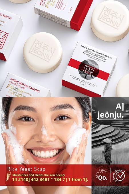 Jeonju Rice Yeast Soap – Rijstextract Scrub Zeep – Exfoliërend, Reinigend & Hydraterend – Voor Gezicht & Lichaam – 75 g