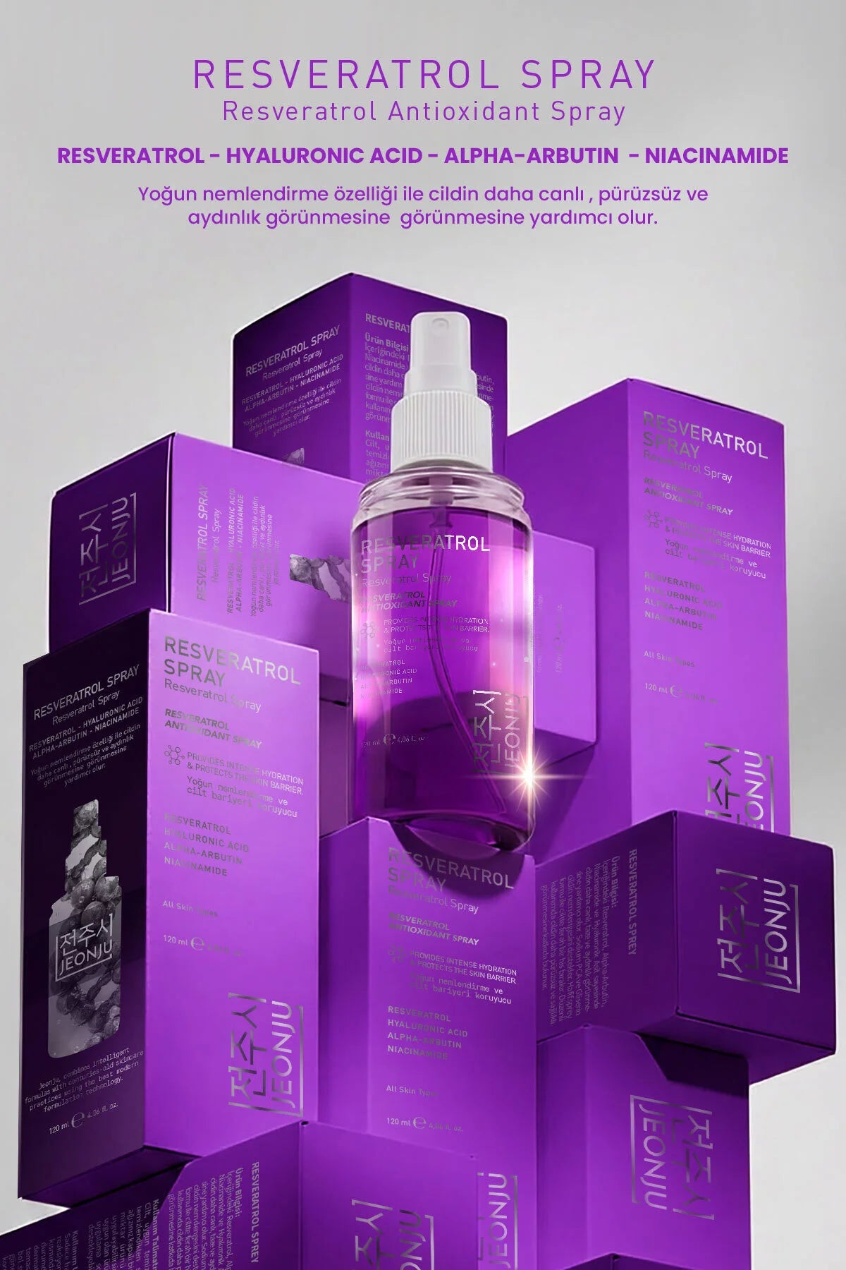 Jeonju Resveratrol Antioxidant Spray 120 ml