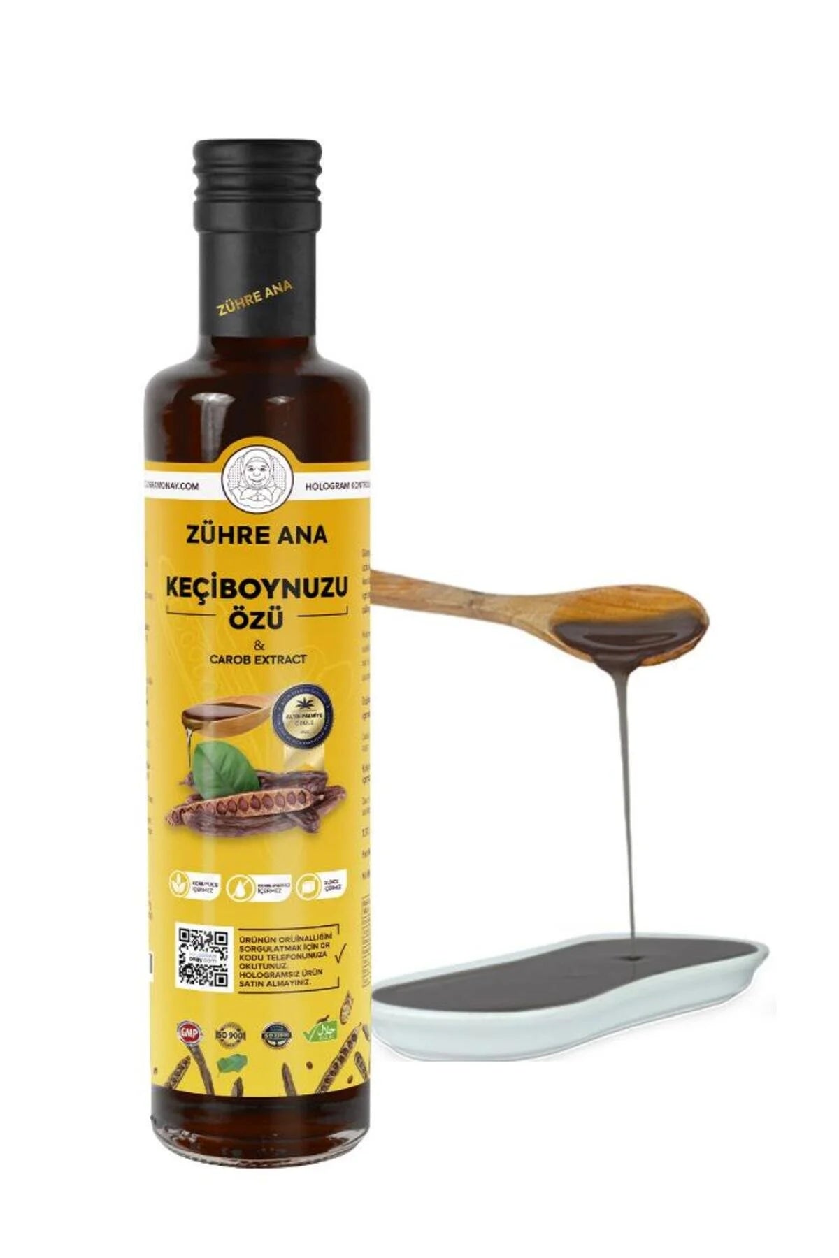 Zühre Ana Keçiboynuzu Özü 350 g – Johannesbroodextract Siroop – Natuurlijke Johannesbrood Melasse – Vegan – Zonder Toegevoegde Suiker
