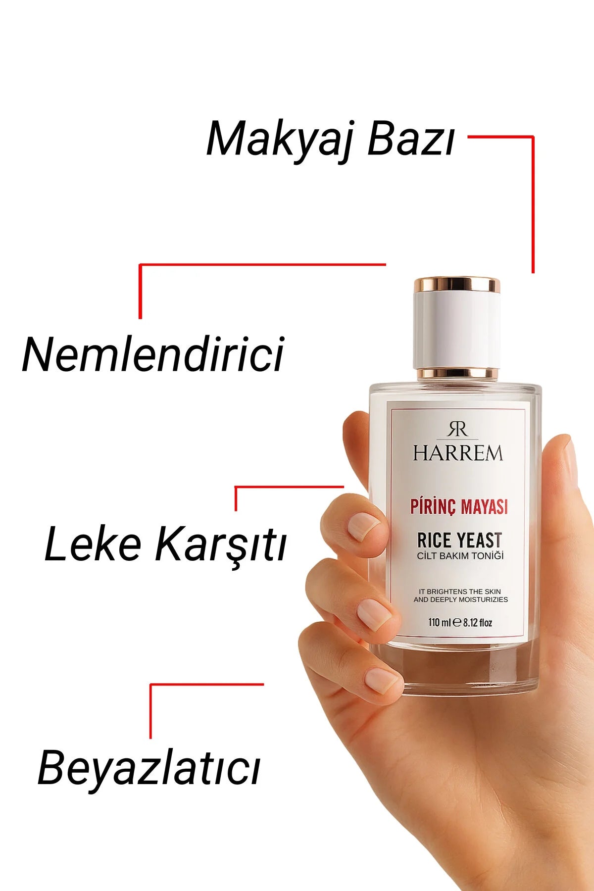 Harrem - Gül Mayası Hydrosol & Pirinç Mayası Gezichtstoner Voordeelverpakking