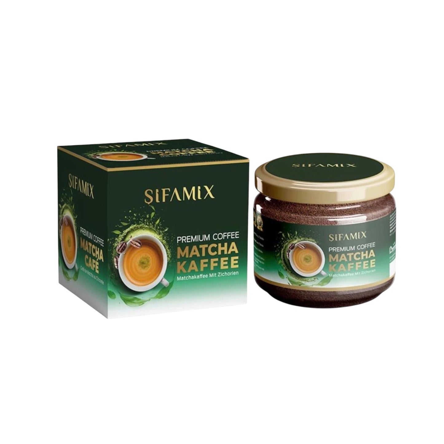 SIFAMIX Premium Coffee Matcha Koffie met Cichorei 100 g
