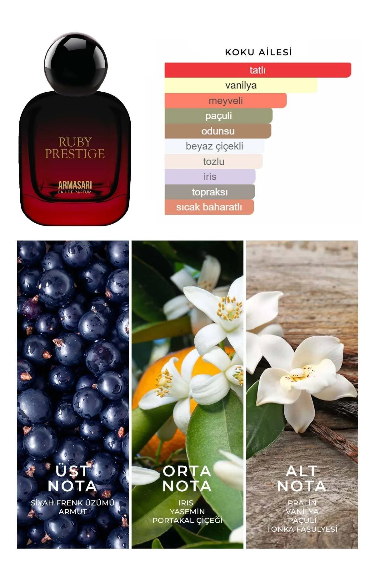 Armasari Ruby Prestige Eau de Toilette – Bloemig & Fruitig Damesparfum – 100 ml