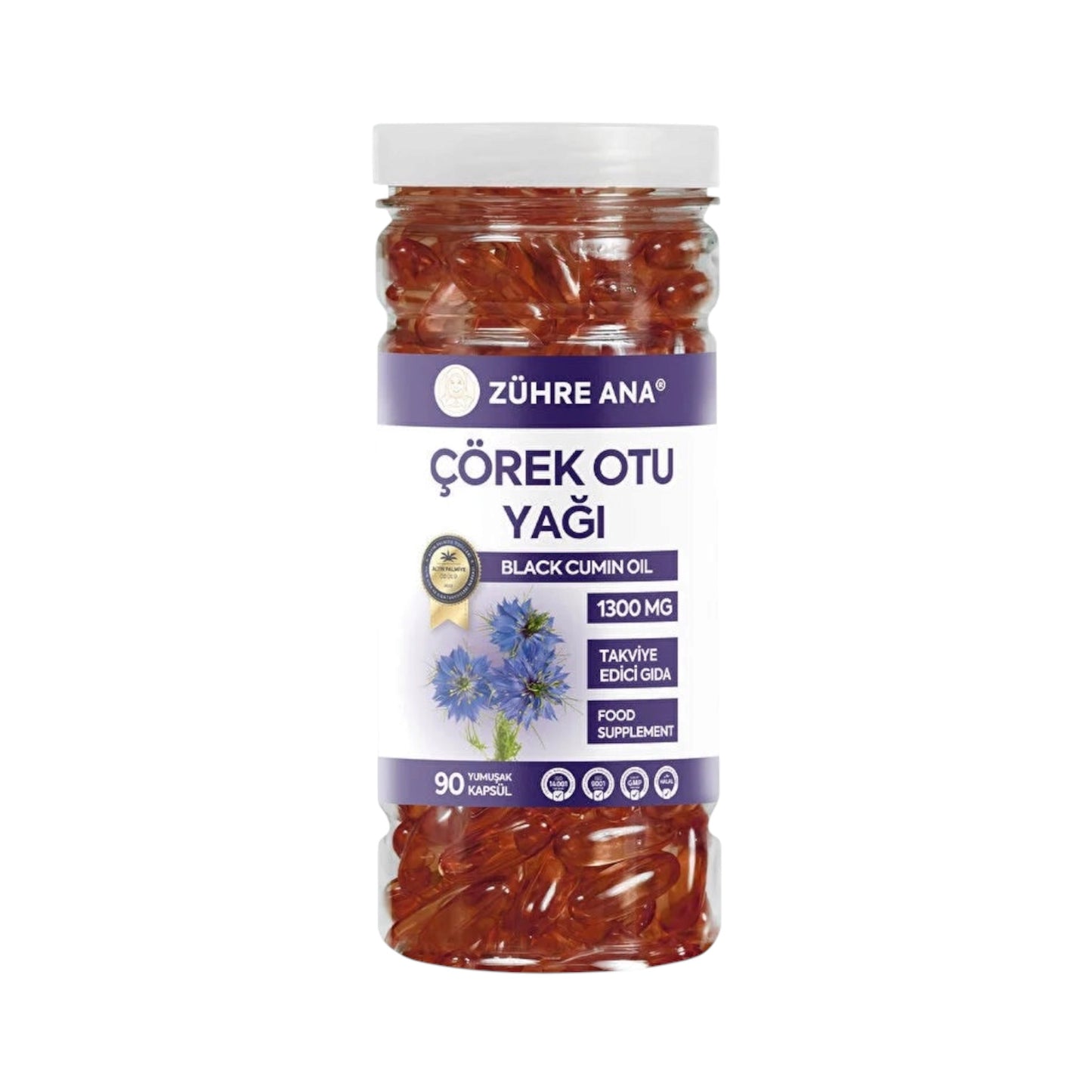 Zühre Ana® Zwarte Komijnolie 1300 mg | 90 Capsules