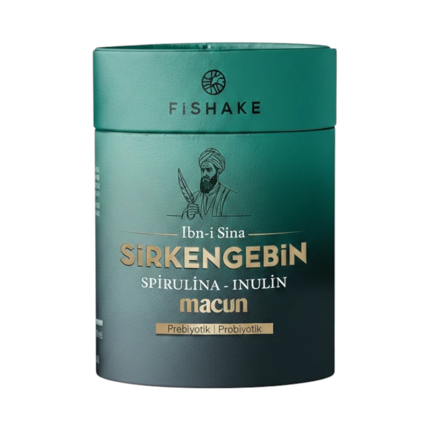 Fishake - İbn-i Sina Sirkengebin Macun Spirulina & Inuline – Kruidenpasta met Honing & Appelazijn240g