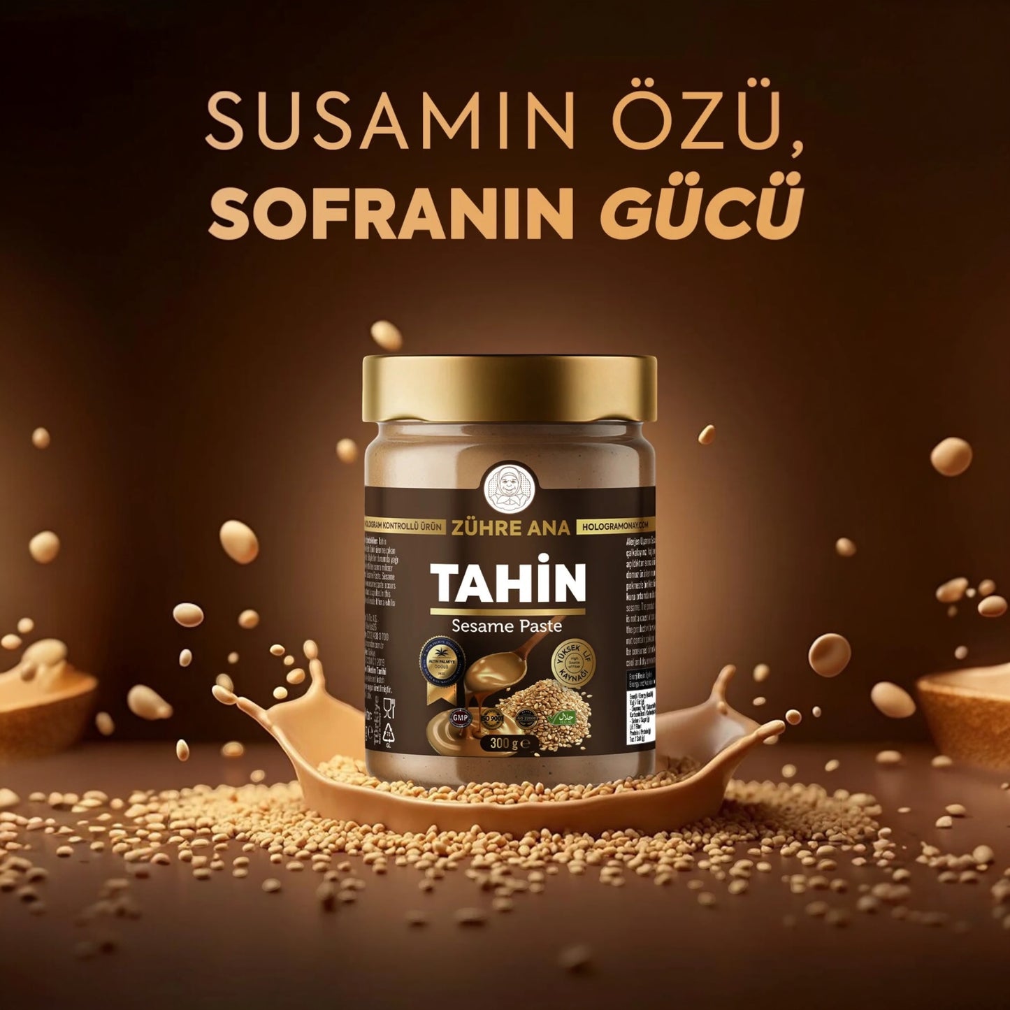 Zühre Ana Tahin & Fıstık Ezmesi Bundelpakke |100% Sesam & Pinda – Voordeelverpakking