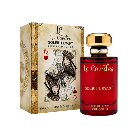 Le Cardes Soleil Levant Extrait de Parfum 100 ml – Luxe Damesparfum met Fruitige en Bloemige Geurnoten