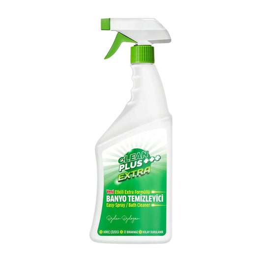 Ozden Ozdogan Clean Plus+ Ultra Sterke Badkamerreiniger Spray 750 ml – Kalkverwijderaar voor Douche, Tegels, Kranen en Badkameroppervlakken