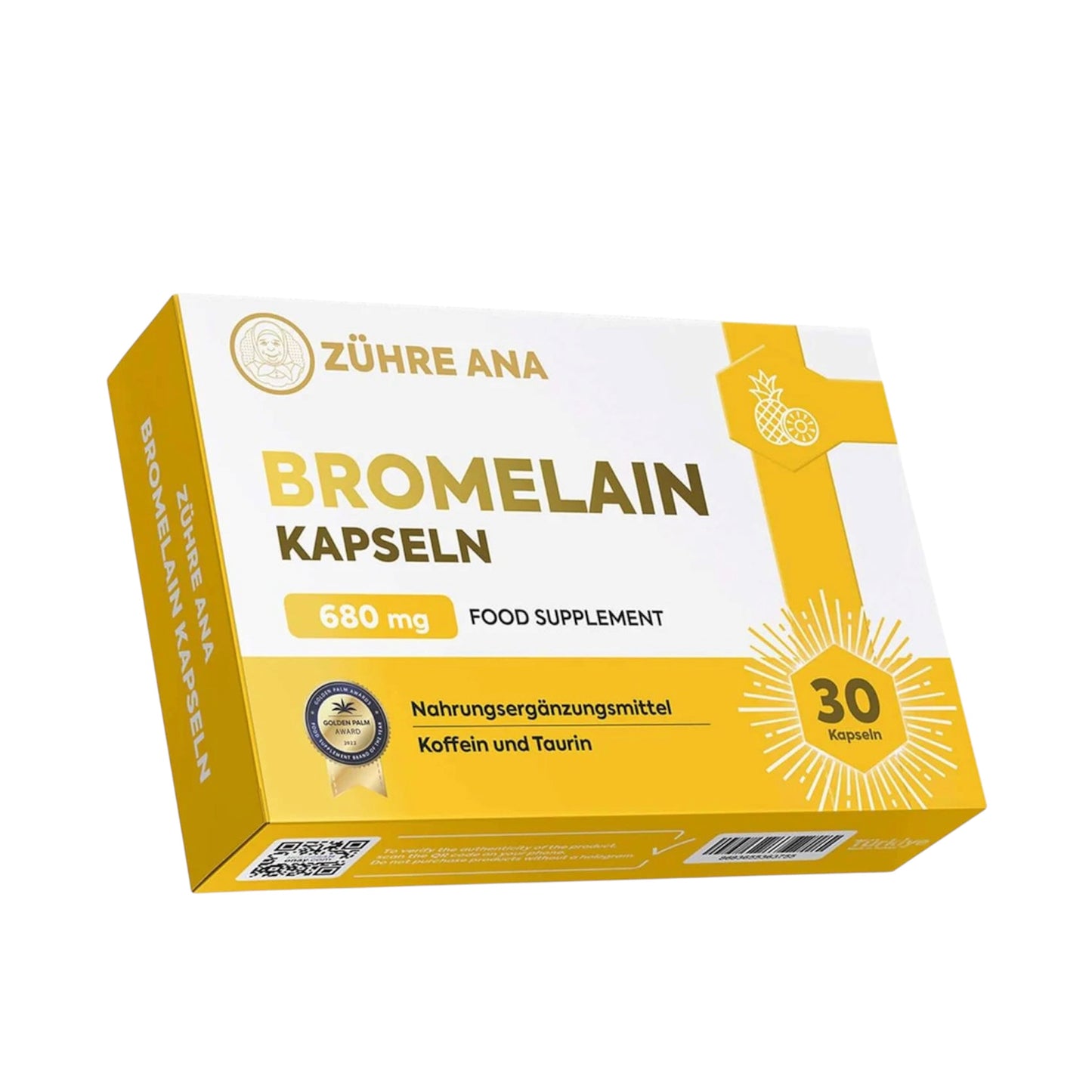 Zühre Ana Bromeläine Capsules 680 mg – 30 Capsules