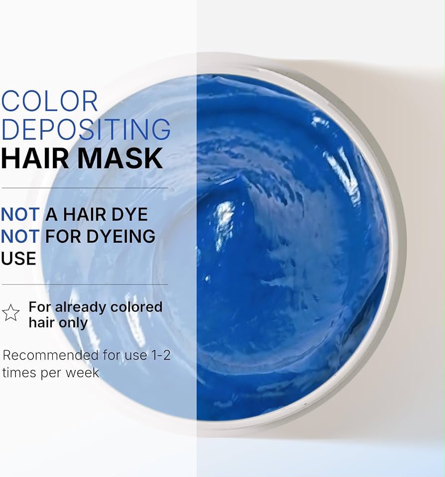 Karseell Maca Power Blue Hair Mask – Blauw Kleurmasker voor Gekleurd Haar – 500 ml