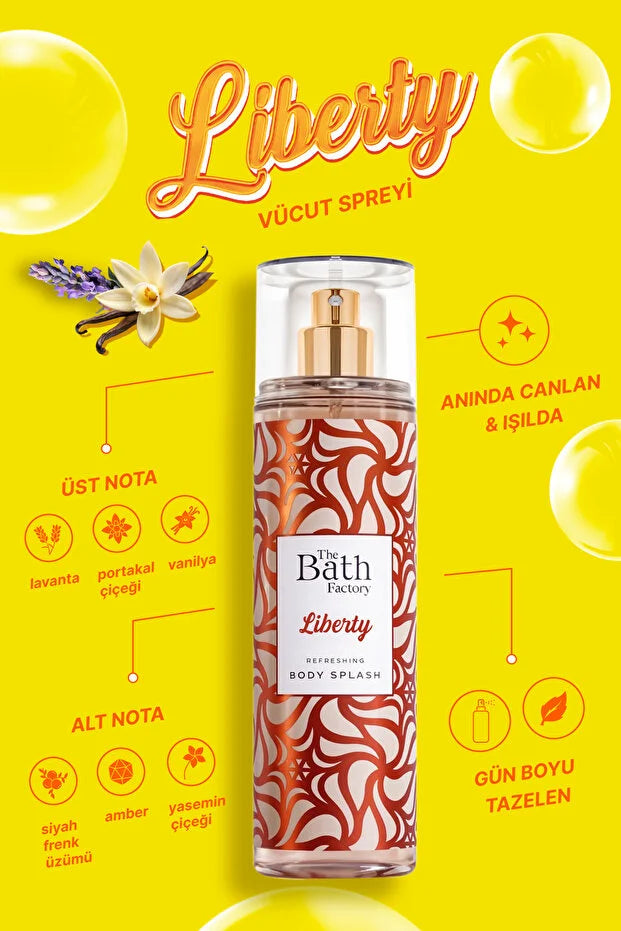The Bath Factory Liberty Body Mist  200 ml
