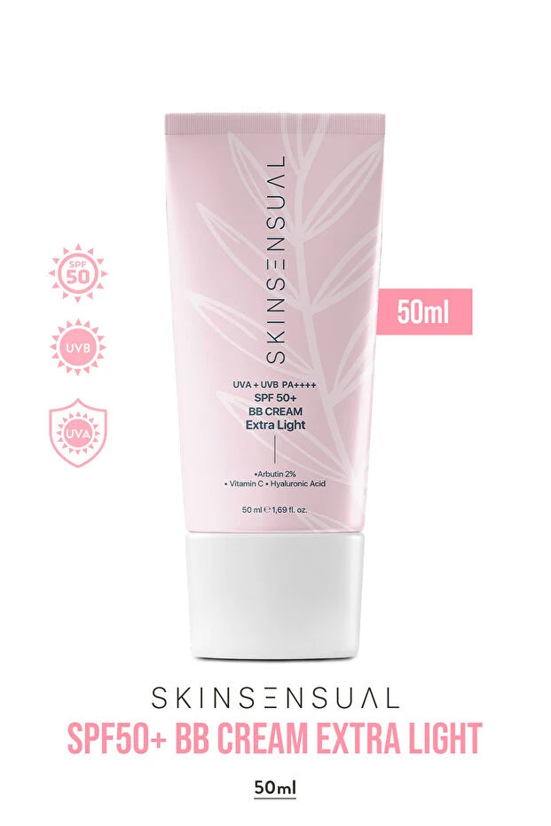 Skin Sensual BB Cream Extra Light – 50ml | SPF 50 PA++++ met Vitamine C & Arbutine