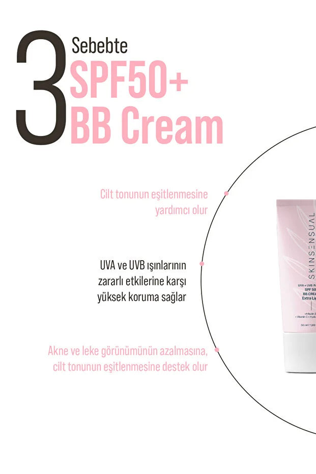 Skin Sensual BB Cream Extra Light – 50ml | SPF 50 PA++++ met Vitamine C & Arbutine