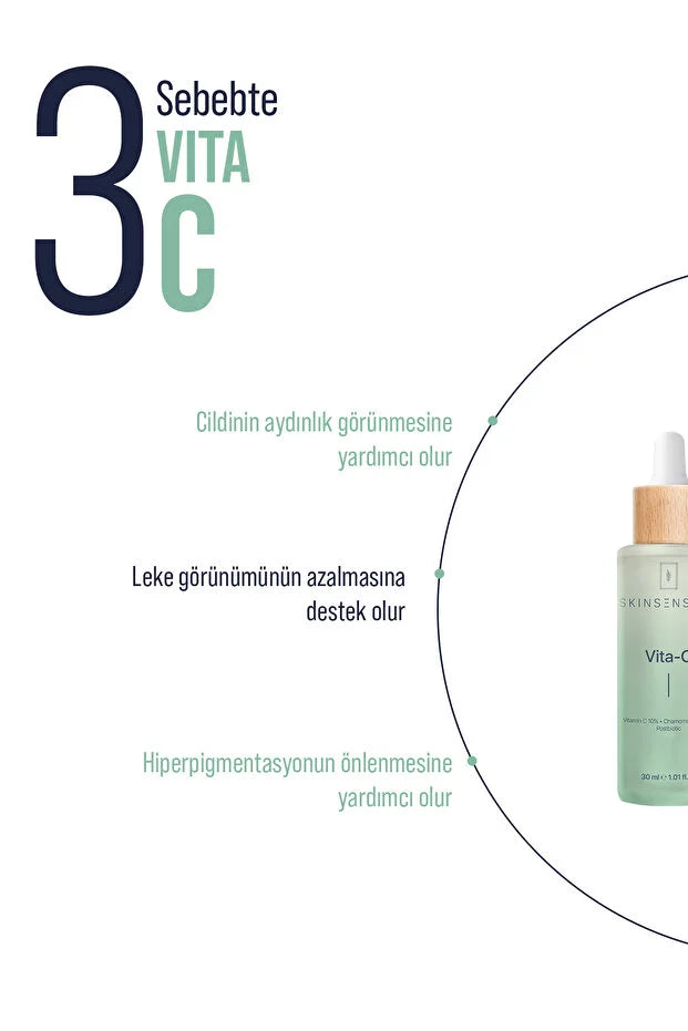 Skin Sensual Vita-C Gezichtsserum – 30ml | Vitamine C 10% voor Stralende Huid