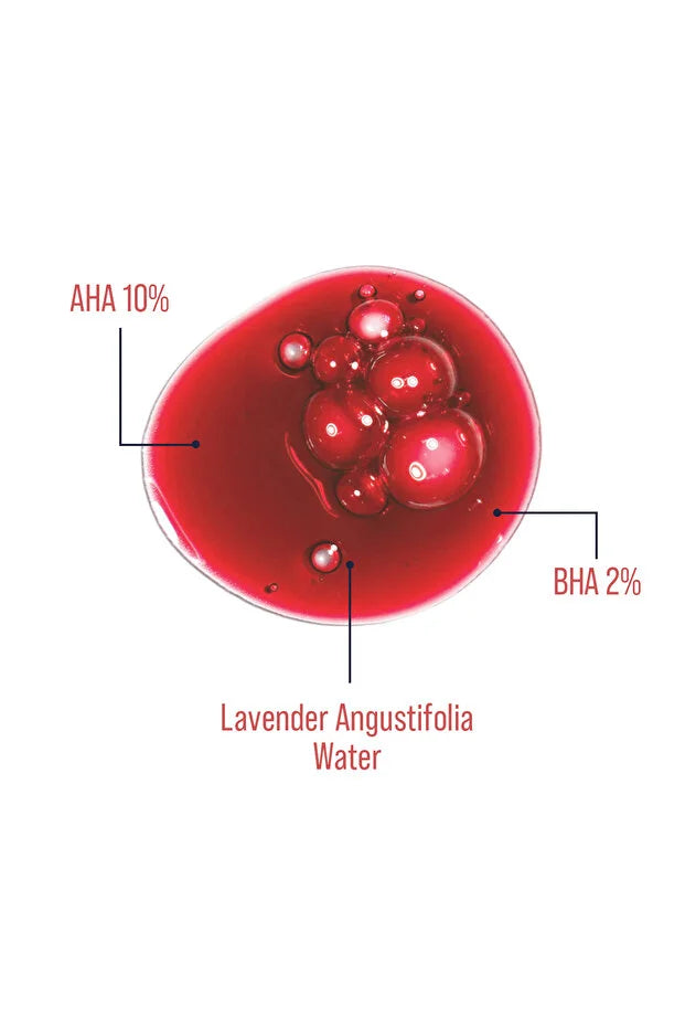 Skin Sensual Rood Peeling Serum – 30ml | AHA 10% & BHA 2% voor Huidvernieuwing