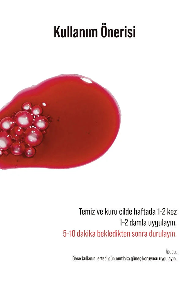 Skin Sensual Rood Peeling Serum – 30ml | AHA 10% & BHA 2% voor Huidvernieuwing