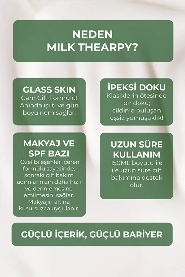 Lunova Skin Milk Therapy Serum 150 ml – Intens Hydraterend Milk Serum met Ceramiden & Hyaluronzuur