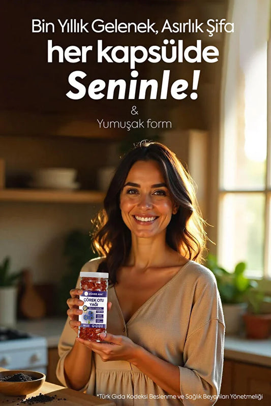 Zühre Ana® Zwarte Komijnolie 1300 mg | 90 Capsules