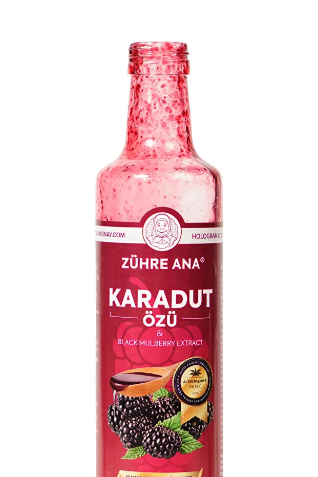 Zühre Ana Karadut Özü – Natuurlijke Zwarte Moerbei Extract Siroop 640g | Zonder Toegevoegde Suiker