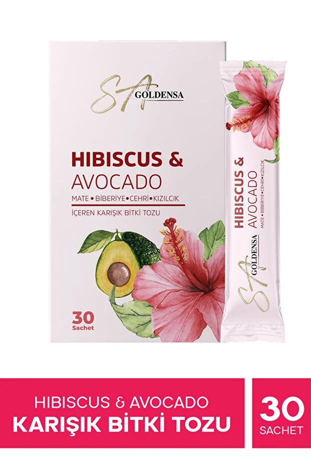 Goldensa Hibiscus & Avocado Kruidenthee 30 sachets