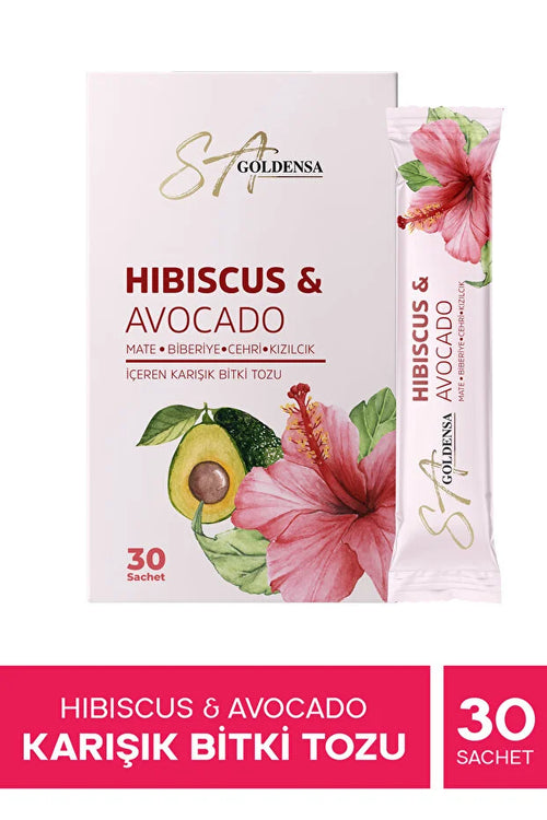 Goldensa Hibiscus & Avocado Kruidenthee 30 sachets