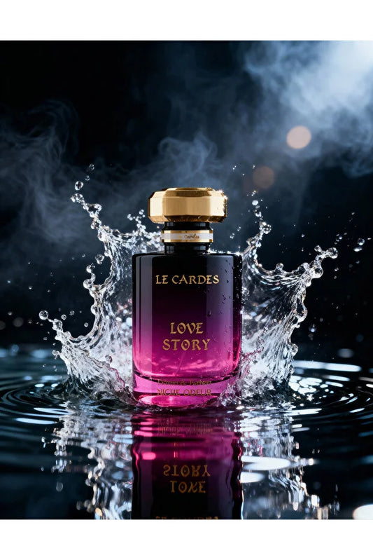 Le Cardes Love Story Extrait de Parfum 100 ml – Luxe Damesparfum met Bloemige en Oriëntaalse Geurnoten