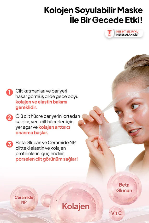 pH Lab - Collagen Night Wrapping Gel Mask 50 ml – Nachtmasker met Collageen, Beta Glucan en Vitamine C