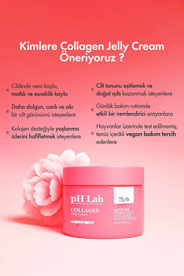 pH Lab - Collagen Jelly Cream 50 ml – Gezichtscrème met Collageen, Zalm-DNA en Niacinamide