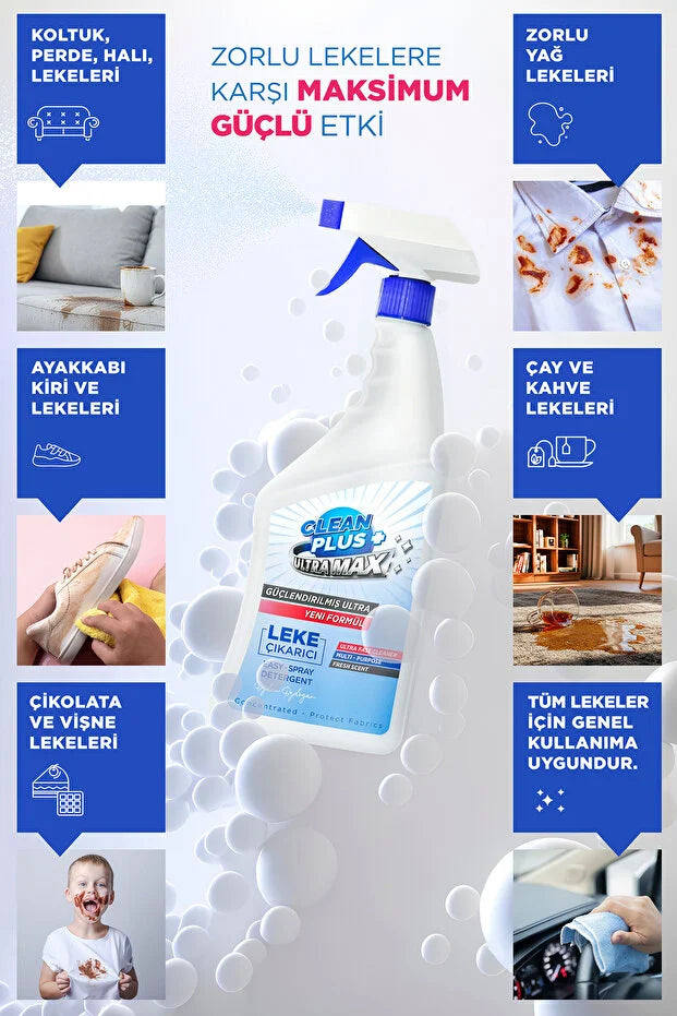 Ozden Ozdogan - Clean Plus+ Multifunctionele Ultra Sterke Vlekkenverwijderaar 750 ml