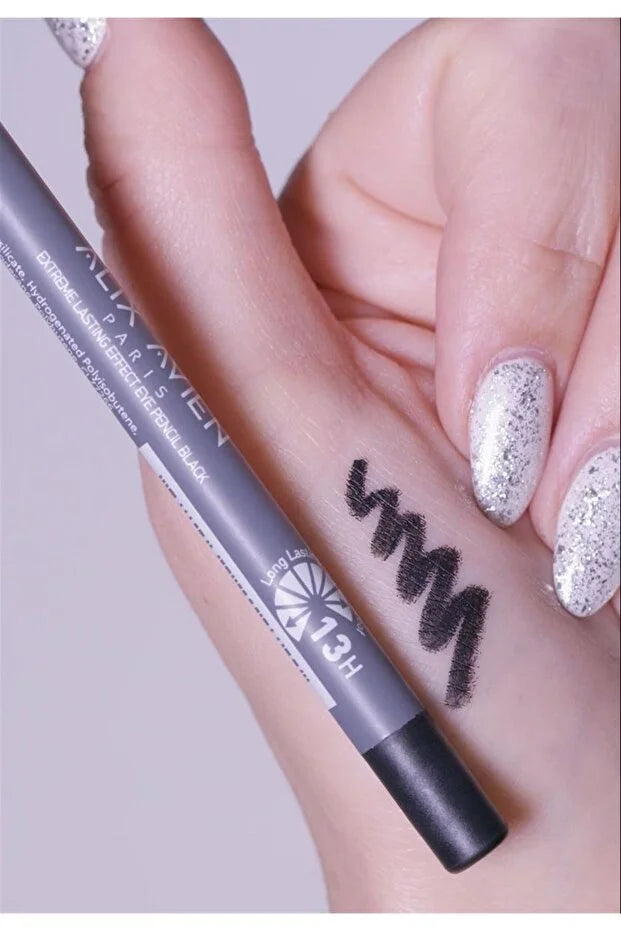 Alix Avien - Paris Extreme Lasting Eye Pencil Black | Waterproof Oogpotlood Zwart 13 Uur