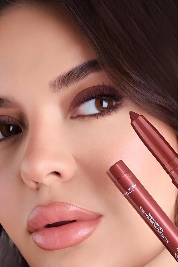 Alix Avien Paris Master Stay Eyeshadow Pencil 06 Gleaming Maroon |Waterproof Oogschaduwpotlood