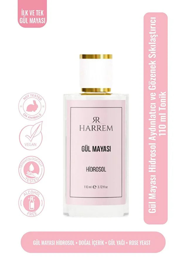 Harrem - Gül Mayası Hydrosol & Pirinç Mayası Gezichtstoner Voordeelverpakking