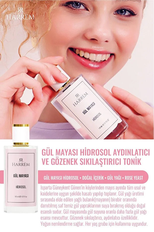 Harrem Gül Mayası Hidrosol 110 ml