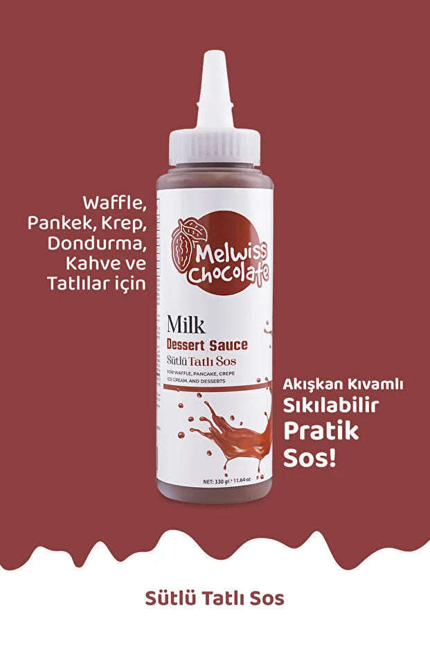 Melwiss Chocolate Dessertsaus Bundelpakket – 2 x 330 g