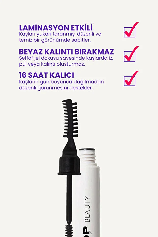 POP Beauty Wenkbrauw Fixeer- & Stylinggel