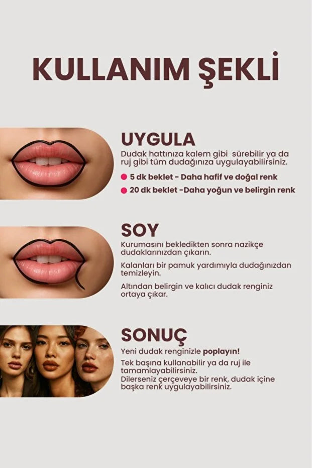 POP Beauty Peel Off Lip Tattoo P01