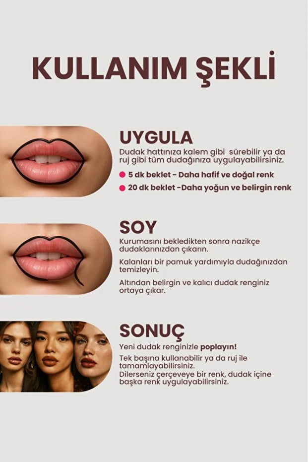 POP Beauty Peel Off Lip Tattoo P02