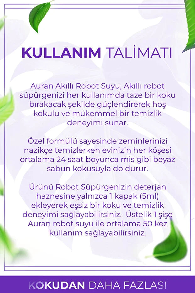 Auran Lavender Robotstofzuiger Reiniger – 250 ml – Lavendelgeur