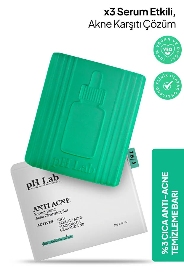pH Lab Anti Acne Reinigingsbar – 50 g –  Anti-Acne Zeep